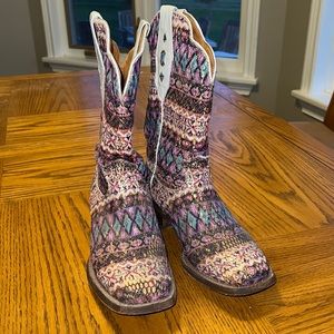 Tanner mark fashion womens cowboy boots size 7.5